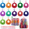 288 Pieces Loom Weaving Craft Loops Refill Elastic Potholder Loops with Multiple Colors for DIY Crafts Supplies, Compatible with 7 Inch Weaving Loom
